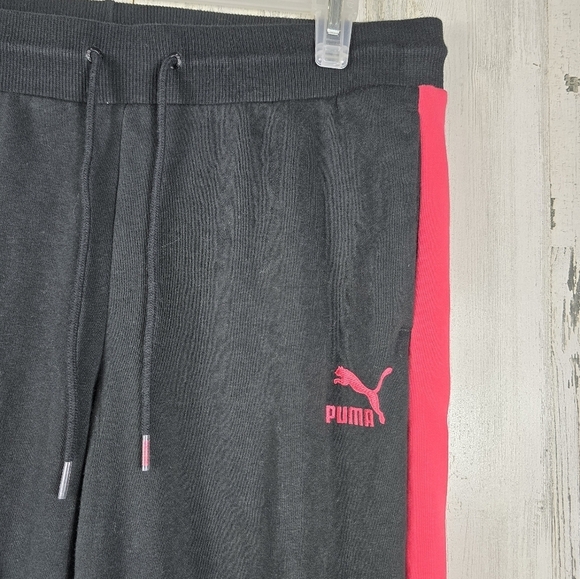 Puma women's black and pink jogger sweatpants size large - Picture 10 of 11